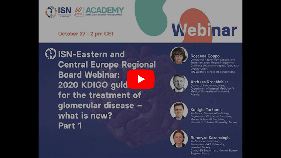 2020 KDIGO Guidelines for the Treatment of Glomerular Disease – What is New? Part 1